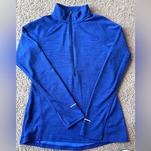 Champion Women's Blue Zip-Up Top